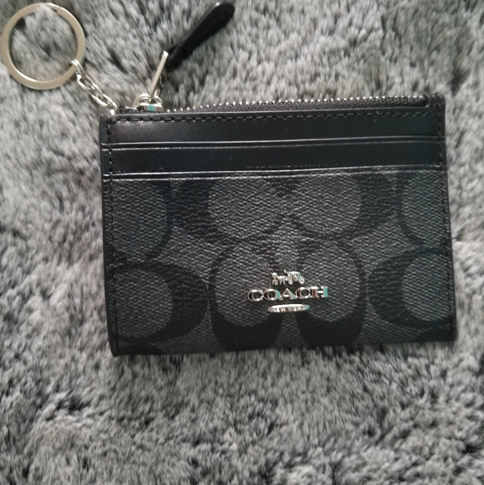 Coach Black ID,money, cards holder